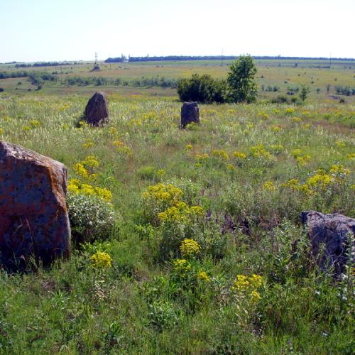 Фото Алея менгірів. (або межові камені)