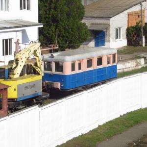 Фото Вид на депо вузькоколійних тепловозів.