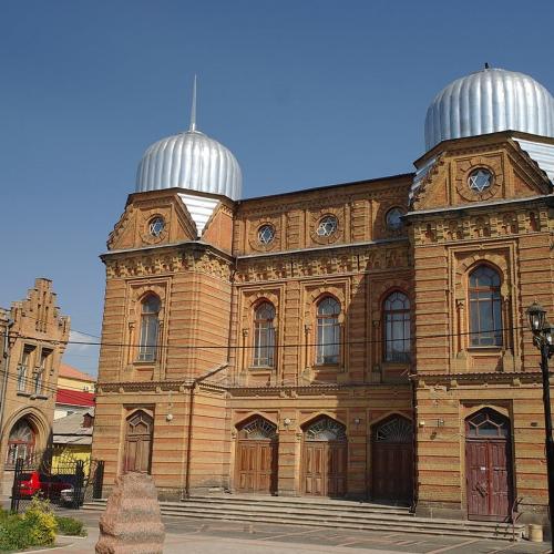 Фото Велика хоральна синагога і будинок Мейтуса 1897р