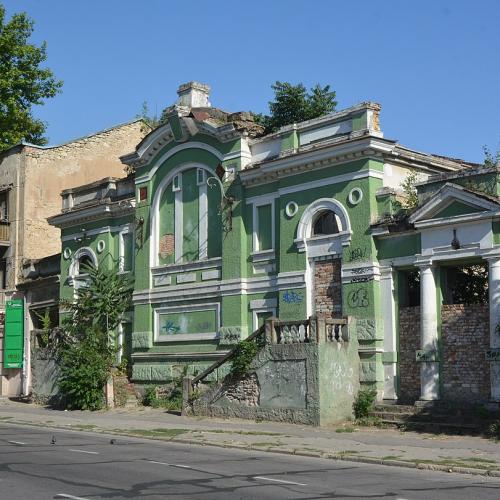 Фото Будівля колишнього кінотеатру "Ампір" (руїни) 1915р.