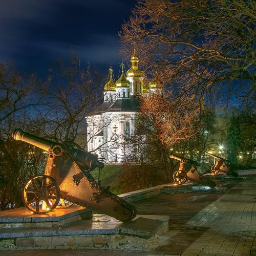 Фото Гармати з бастіонів Чернігівської фортеці