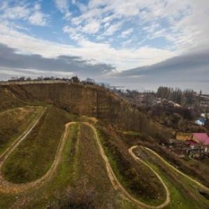 Фото Куяльника стінка. кін. 19ст. Система підпірних стін біля санаторію