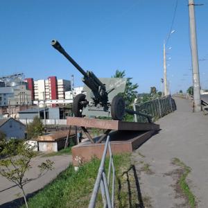 Фото Дві гармати ЗіС-3, м. Полтава