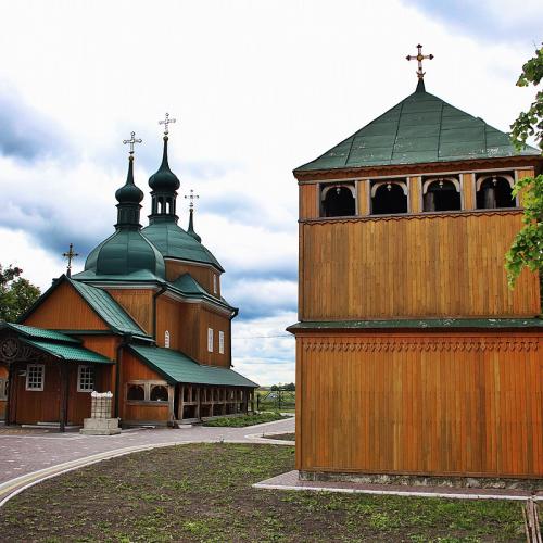 Фото Дерев'яна Собор Пресвятої Богородиці, Кути, 1750 р.