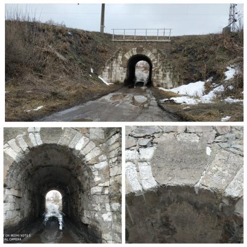 Фото Автомобільний тунелі під коліями 1945року