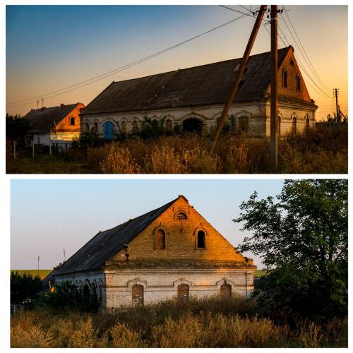 Фото Старовинні цегляні будинки німців менонітів