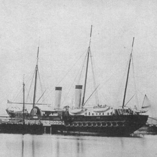Фото Аварії імператорської яхти "Лівадія" у жовтні 1878р