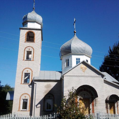 Фото Михайлівська церква і дзвіниця. (Нова церква, на місці дерев'яної)