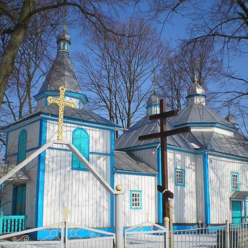 Фото Здвиженська церква з дзвіницею 1851р