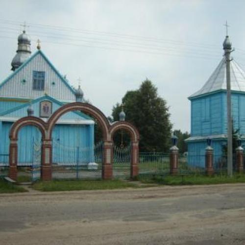 Фото Покровська церква 1661р та дзвіниця 1825р