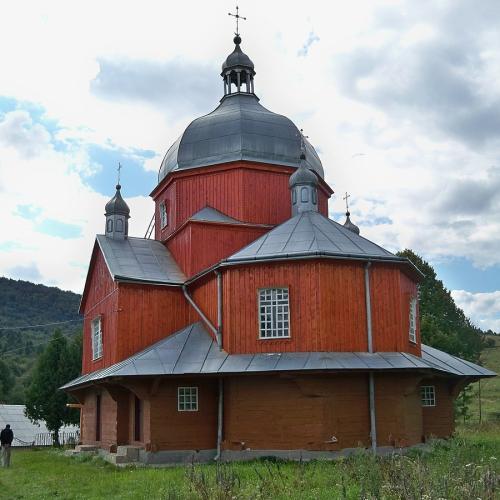 Фото Дерев'яна церква святого Миколая 1908-1911.